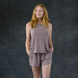 Women's Pajama Set - Short   Tank (Lilac)