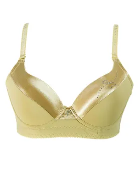 Women's Skin Perfectly Fit Deep V Padded up Flourish Bra, Comfort Soft Push up Bra - Single Padded Bra - FL722